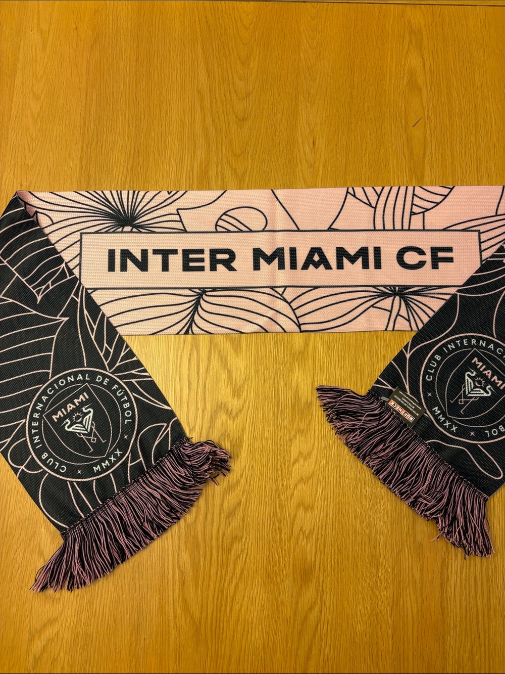 Inter Miami Pink & Black Supporter Scarf